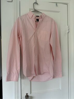 J. Crew Light Pink Oxford Button-Down Shirt